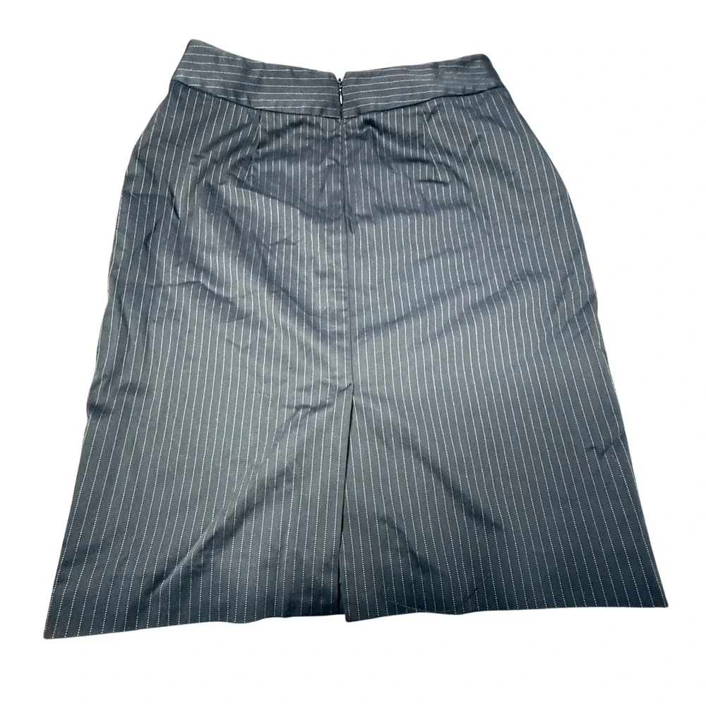 White House Black Market Skirt Pinstripe Pencil Career Workwear Sz‎ 0